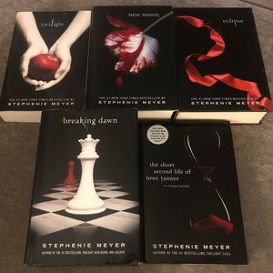 Twilight Saga books 1-4 and The Short Second Life of Bree Tanner